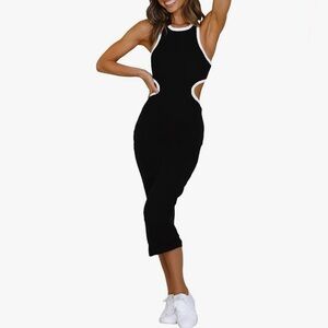 Elegant Black Sleeveless Dress